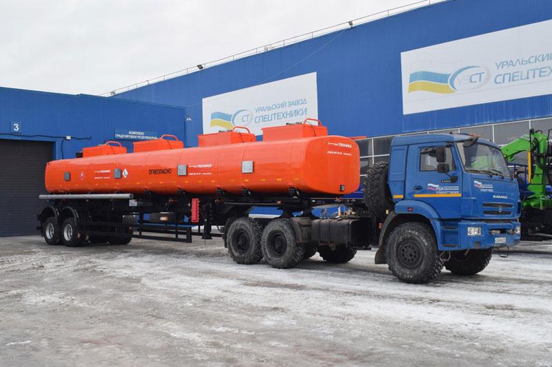 Полуприцеп-цистерна ППЦ-40 (008) для ГСМ (2-осный, прямое сечение)