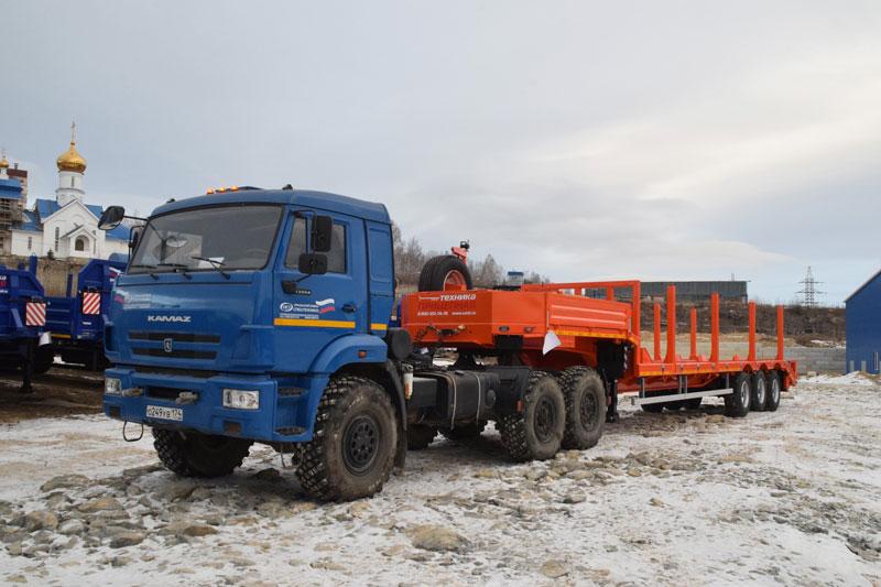 Полуприцеп тяжеловоз высокорамный ППТ-9177-050В3 (36 т.)