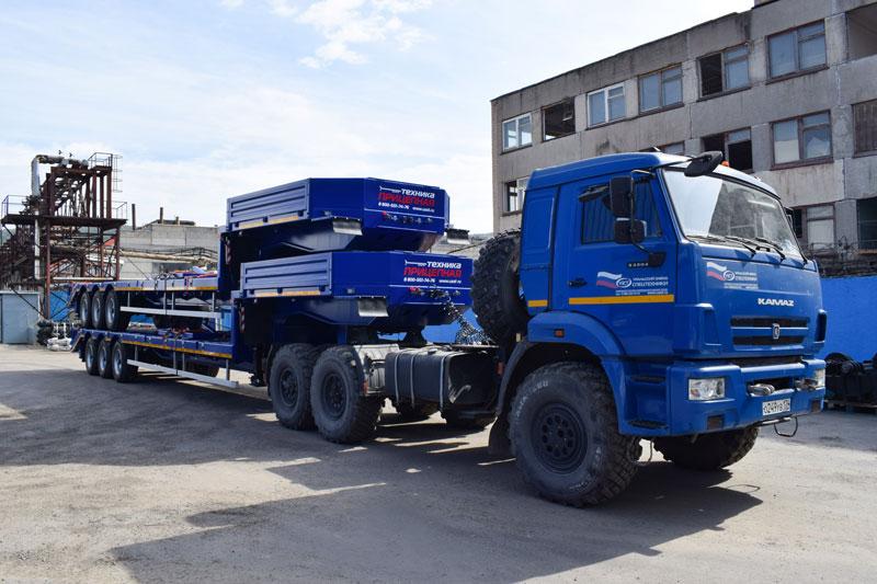 Полуприцеп тяжеловоз среднерамный ППТ-9177-049В3-30 (33,5 т.)