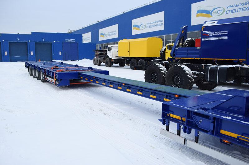 Полуприцеп тяжеловоз телескопический ППТ-9176-002НР4 (51,5 т.)