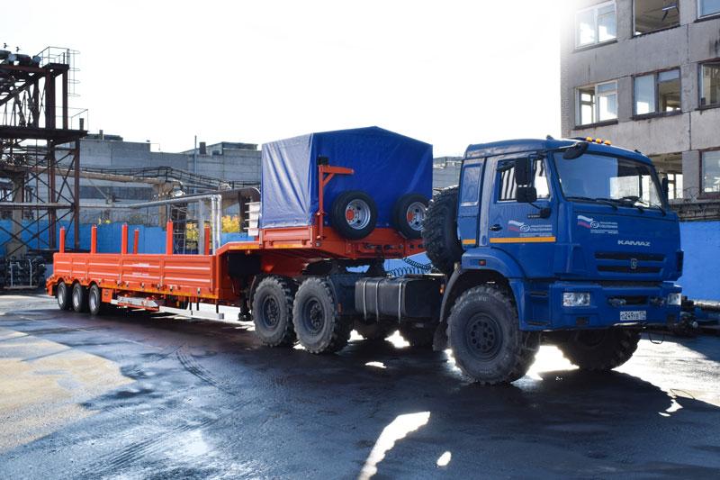 Полуприцеп тяжеловоз телескопический ППТ-9177-001НР3 (53,5 т.)