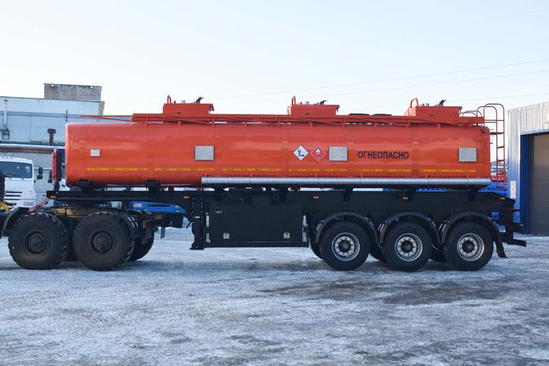 Полуприцеп-цистерна ППЦ-28 (006) для ГСМ (3-осный, прямое сечение)