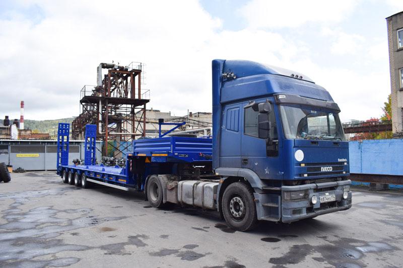 Полуприцеп тяжеловоз низкорамный ППТ-9176-006Н4 (54 т.)