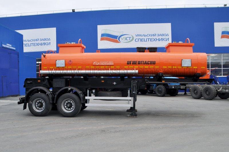 Полуприцеп-цистерна ППЦ-16 (001) для ГСМ (2-осный, прямое сечение)