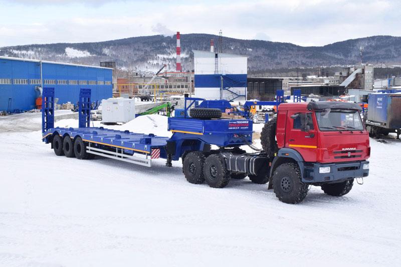 Полуприцеп тяжеловоз высокорамный ППТ-9177-71В3 (70 т.)