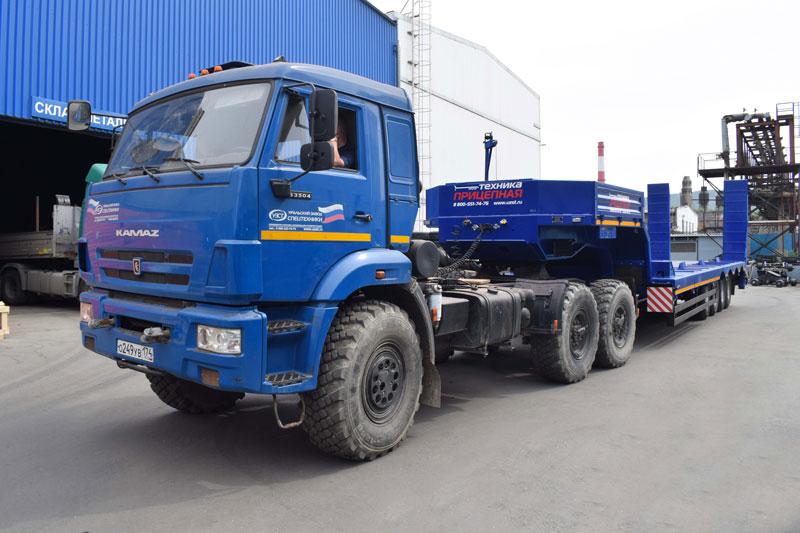 Полуприцеп тяжеловоз высокорамный ППТ-9176-010В4 (60 т.)