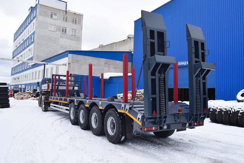 Полуприцеп тяжеловоз высокорамный ППТ-9176-008В4 (60 т.)