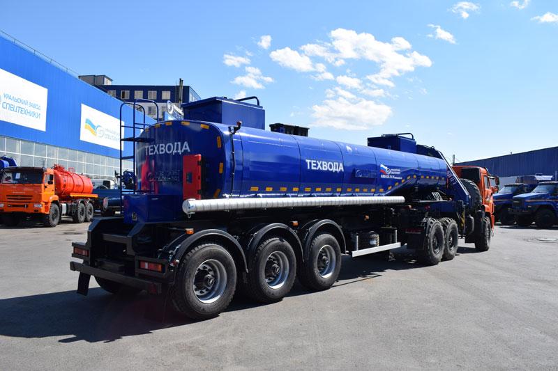 Полуприцеп-цистерна ППЦТ-24 (001) для техводы (3-осный, переменное сечение)