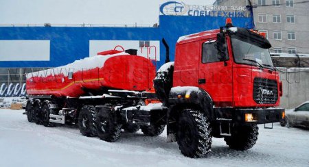 Полуприцеп-цистерна ППЦН-25 для нефти (3-осный, переменное сечение)