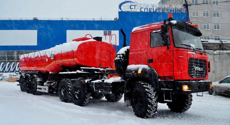 Полуприцеп-цистерна ППЦН-25 для нефти (3-осный, переменное сечение)
