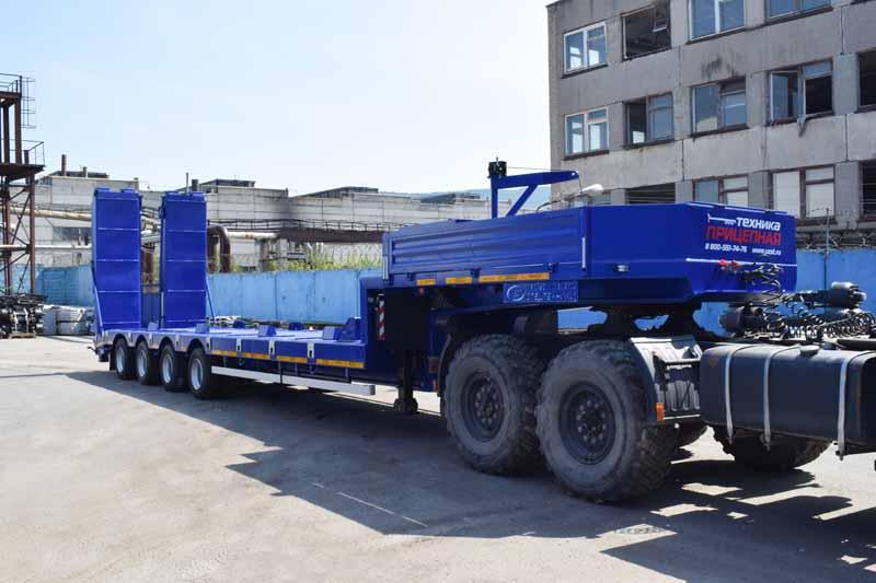 Полуприцеп тяжеловоз низкорамный ППТ-9176-009Н4 (51 т.)