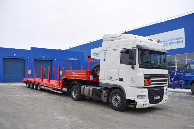 Полуприцеп тяжеловоз телескопический ППТ-9176-001НР4 (50,5 т.)