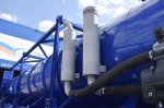 Полуприцеп-контейнеровоз 9177-65В3 (60 т.) с контейнер-цистерной КЦ-30 для техводы