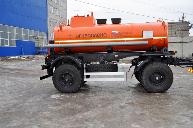 Прицеп-цистерна для ГСМ марки УЗСТ-ПЦ-10 (2 оси)