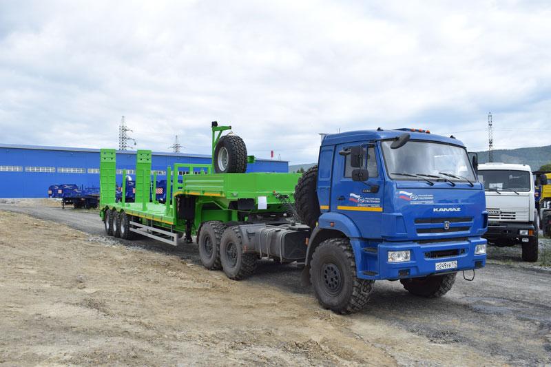 Полуприцеп тяжеловоз высокорамный ППТ-9177-033В3 (42 т.)