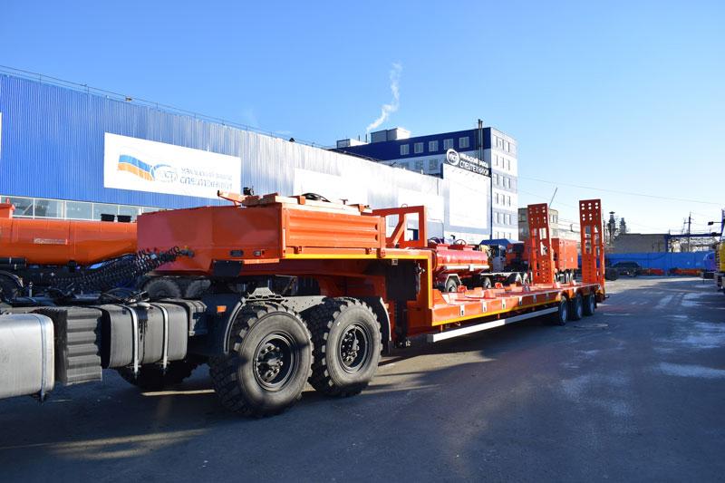 Полуприцеп тяжеловоз низкорамный ППТ-9177-009Н3 (45 т.)