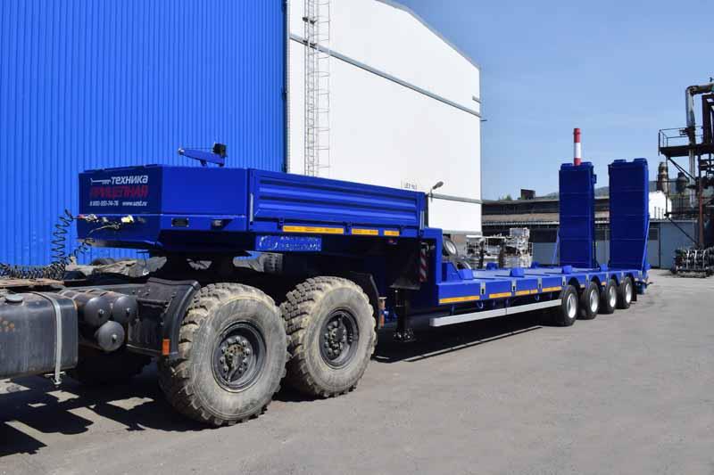 Полуприцеп тяжеловоз низкорамный ППТ-9176-009Н4 (51 т.)