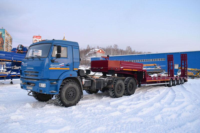 Полуприцеп тяжеловоз низкорамный ППТ-9176-010Н4 (56 т.)