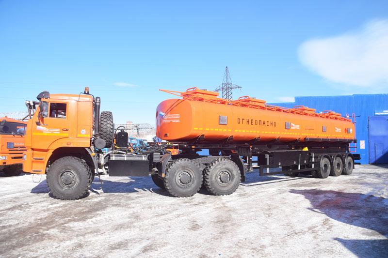 Полуприцеп-цистерна ППЦ-40 (001) для ГСМ (3-осный, прямое сечение)