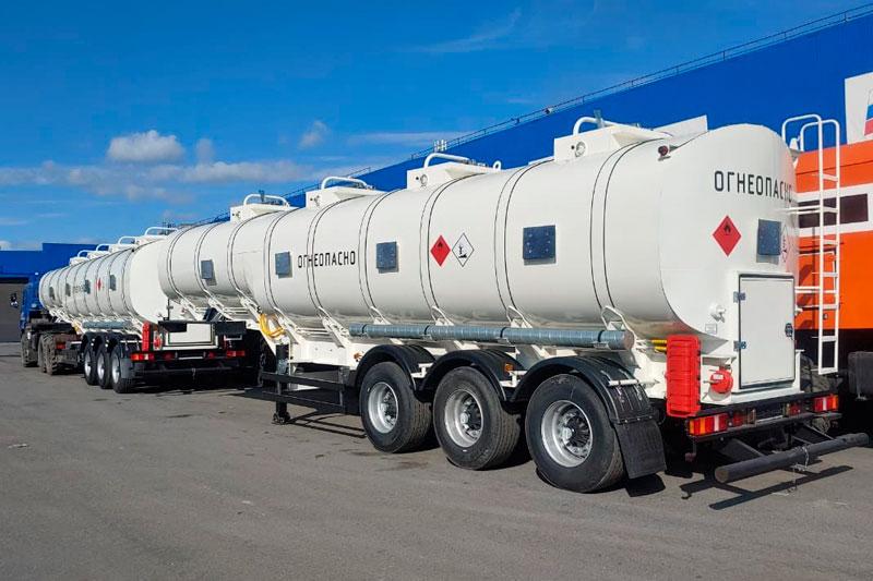 Полуприцеп-цистерна ППЦН-35 для нефти (3-осный, переменное сечение)