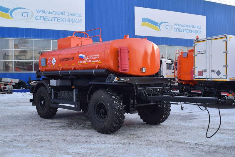 Прицеп-цистерна для ГСМ марки УЗСТ-ПЦ-10-009 (2 оси)