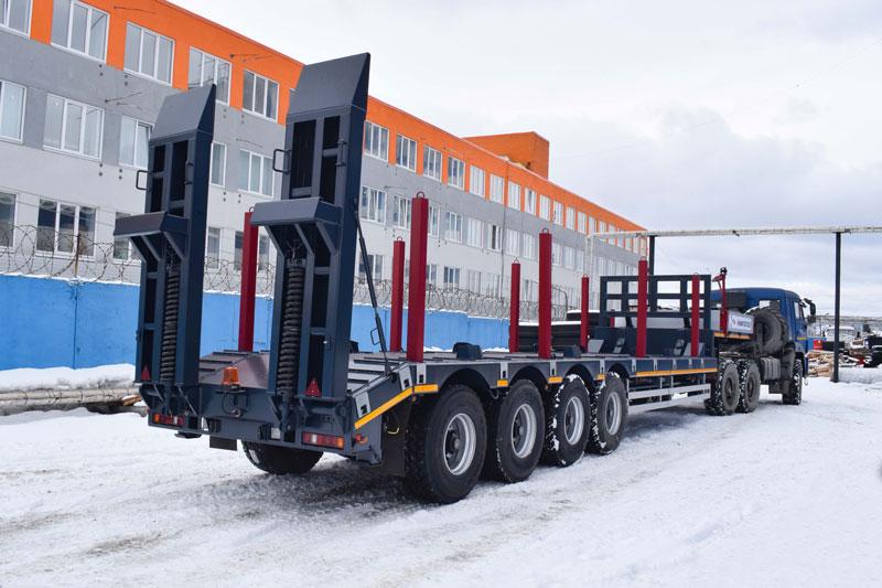 Полуприцеп тяжеловоз высокорамный ППТ-9176-008В4 (60 т.)