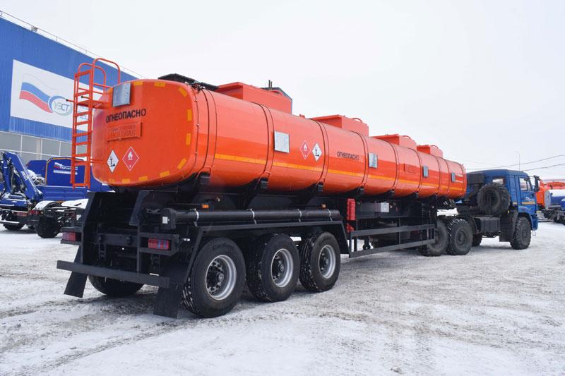 Полуприцеп-цистерна ППЦ-40 (009-10) для ГСМ (3-осный, прямое сечение)