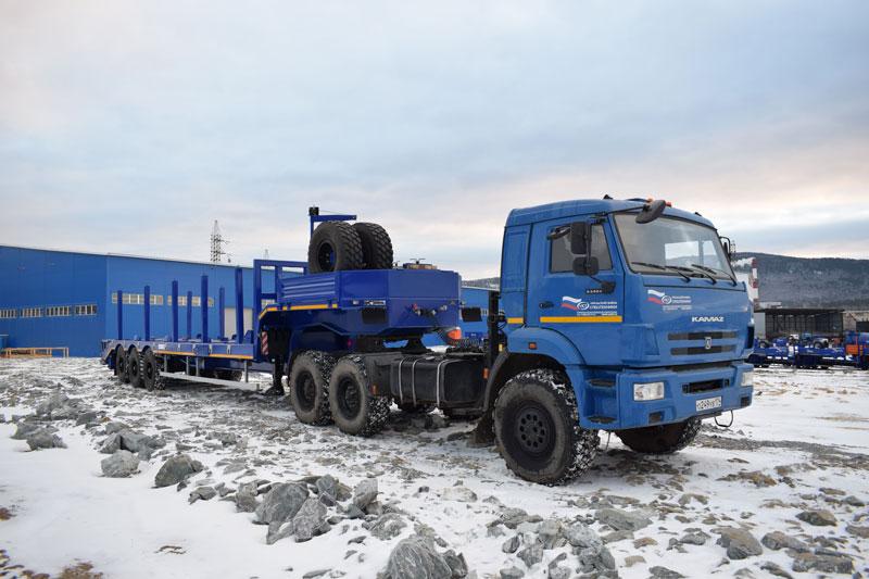 Полуприцеп тяжеловоз высокорамный ППТ-9177-43В3 (45 т.)