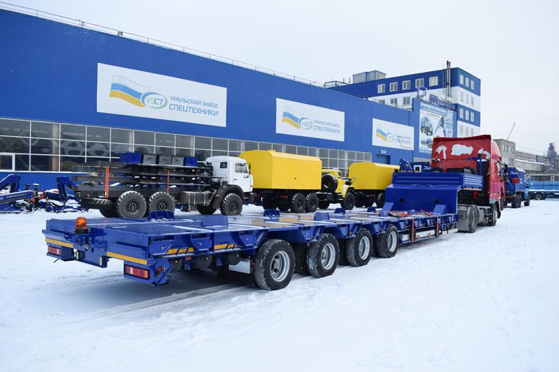 Полуприцеп тяжеловоз телескопический ППТ-9176-002НР4 (51,5 т.)