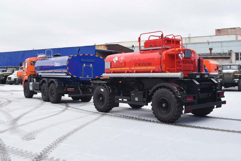 Прицеп-цистерна для ГСМ марки УЗСТ-ПЦ-8-004 (2 оси)