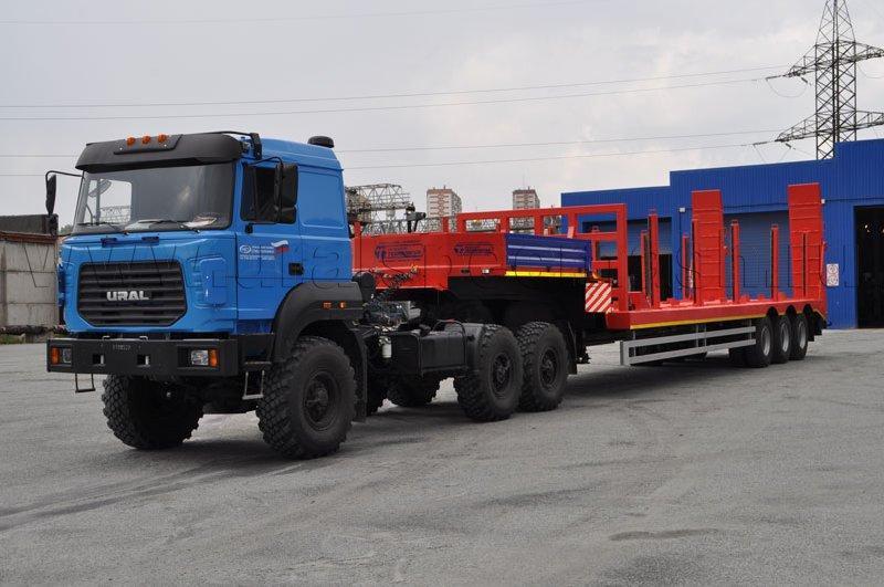Полуприцеп тяжеловоз высокорамный ППТ-9177-53В3 (53 т.)