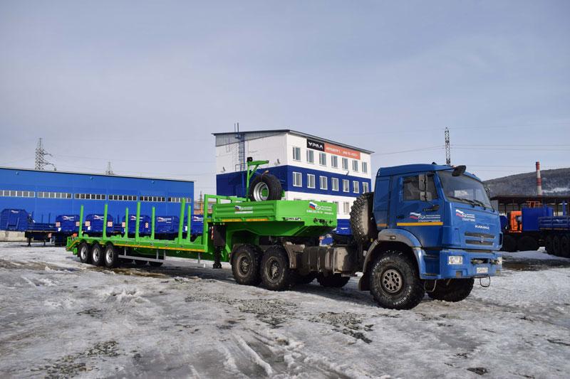 Полуприцеп тяжеловоз высокорамный ППТ-9177-049В3-10 (35 т.)