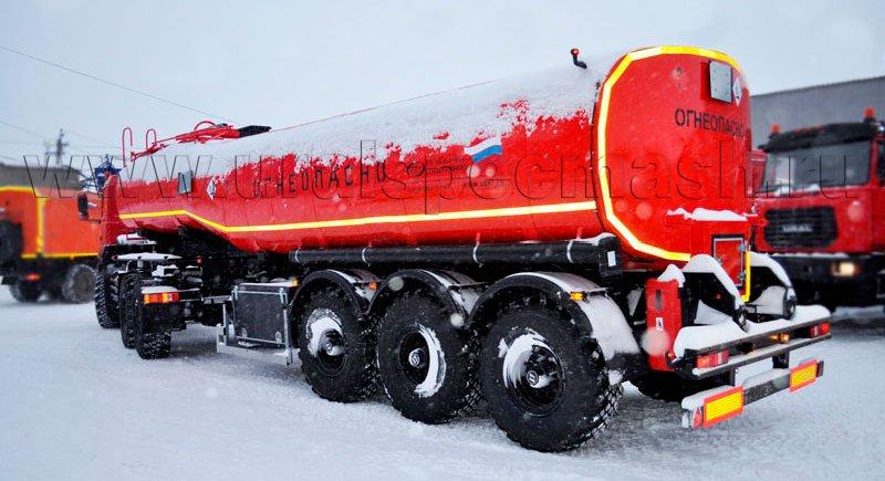 Полуприцеп-цистерна ППЦН-25 для нефти (3-осный, переменное сечение)