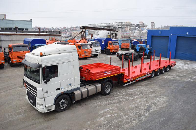 Полуприцеп тяжеловоз телескопический ППТ-9176-001НР4 (50,5 т.)