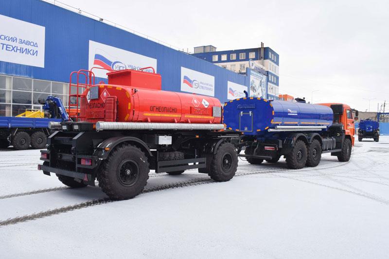 Прицеп-цистерна для ГСМ марки УЗСТ-ПЦ-8-004 (2 оси)
