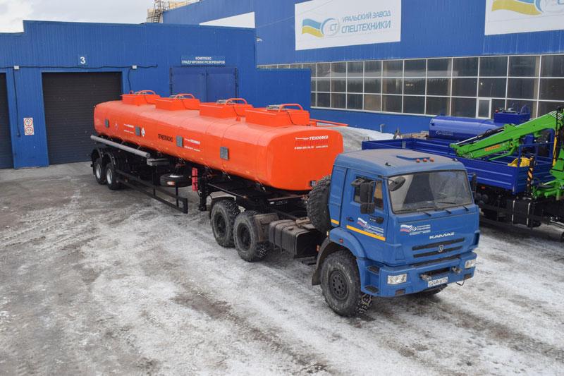 Полуприцеп-цистерна ППЦ-40 (008) для ГСМ (2-осный, прямое сечение)