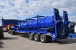 Полуприцеп-контейнеровоз 9177-65В3 (60 т.) с контейнер-цистерной КЦ-30 для техводы