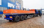 Автопоезд полуприцеп-штанговоз (34,5 т.) + седельный тягач Камаз 43118 с КМУ АНТ 12-2