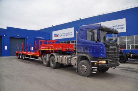 Полуприцеп тяжеловоз высокорамный ППТ-9177-008В3 (36 т.)