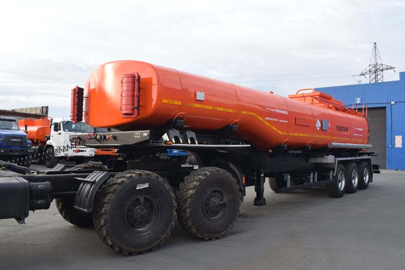 Полуприцеп-цистерна ППЦН-30 (001) для нефти (3-осный, переменное сечение)