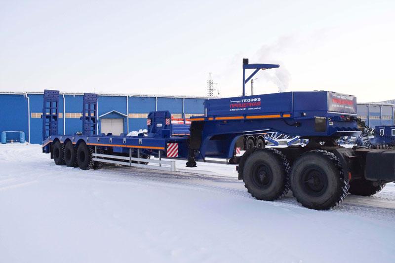 Полуприцеп тяжеловоз высокорамный ППТ-9177-72В3 (70 т.)