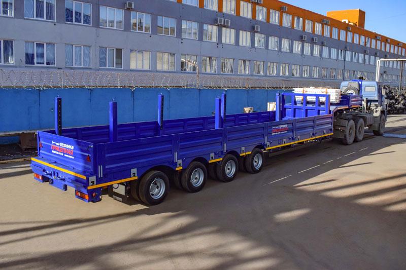 Полуприцеп тяжеловоз телескопический ППТ-9176-004НР4 (50,5 т.)
