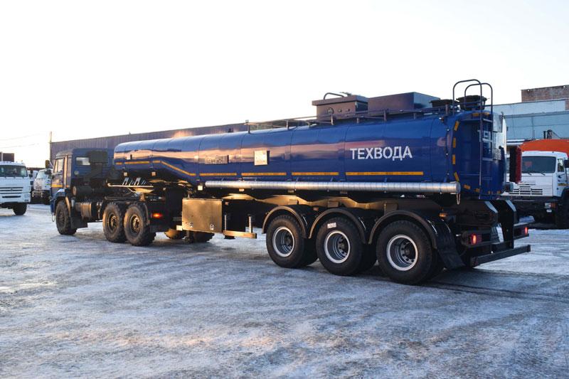 Полуприцеп-цистерна ППЦТ-30 (002) для техводы (3-осный, переменное сечение)