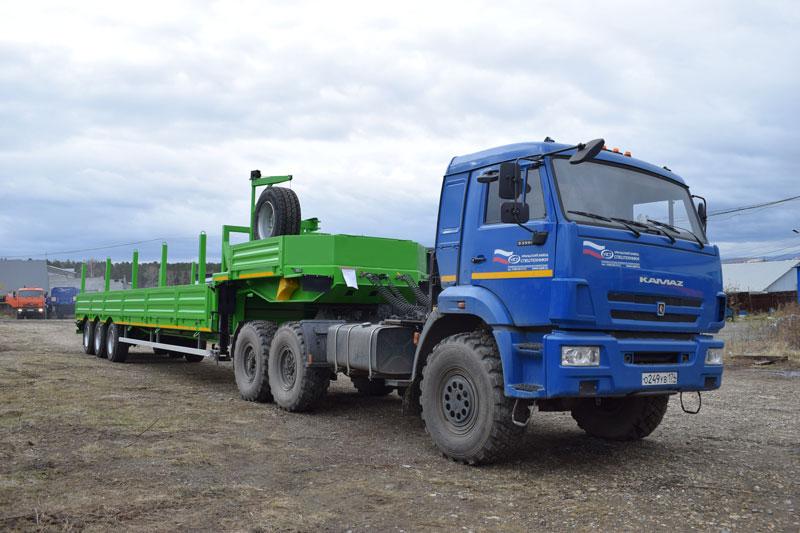 Полуприцеп тяжеловоз высокорамный ППТ-9177-044В3 (36 т.)
