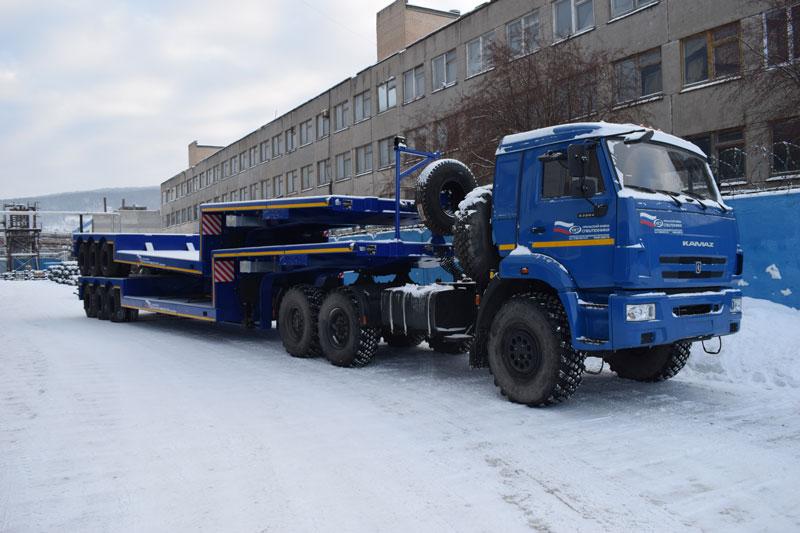 Полуприцеп тяжеловоз высокорамный ППТ-9177-56В3 (56 т.)