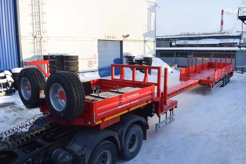 Полуприцеп тяжеловоз телескопический ППТ-9177-002ВР3 (37 т.)