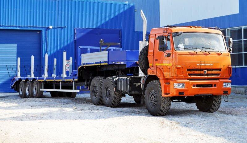 Полуприцеп тяжеловоз высокорамный ППТ-9177-08В3 (36 т.)