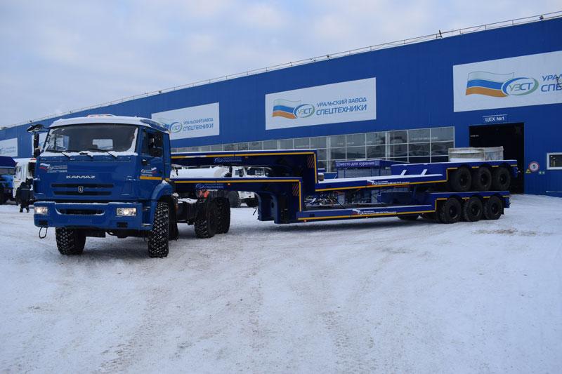 Полуприцеп тяжеловоз высокорамный ППТ-9177-56В3 (56 т.)