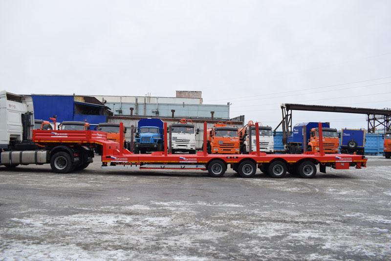 Полуприцеп тяжеловоз телескопический ППТ-9176-001НР4 (50,5 т.)