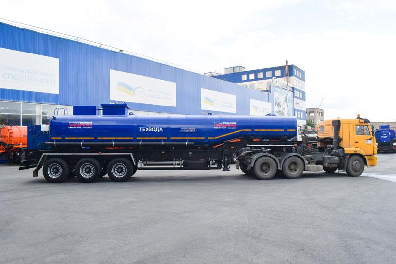 Полуприцеп-цистерна ППЦТ-30 (001) для техводы (3-осный, переменное сечение)
